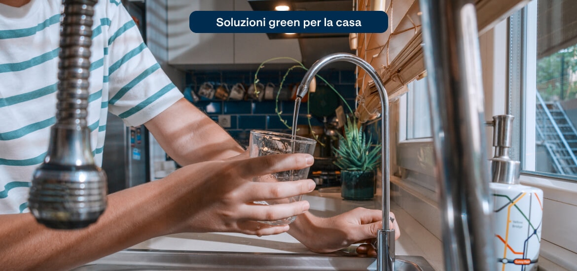 Depuratore d'acqua domestico per ridurre la plastica - A2A Energia